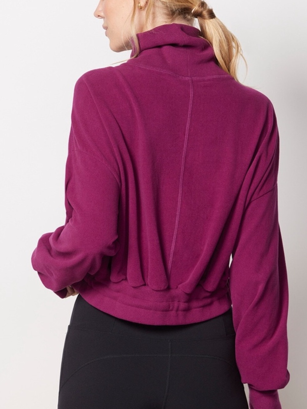 Sweaty Betty Melody Luxe Fleece Pullover S NWT - Picture 3 of 8